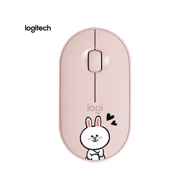Jual Logitech Pebble M350 x Line Friends Bluetooth Wireless Mouse ...