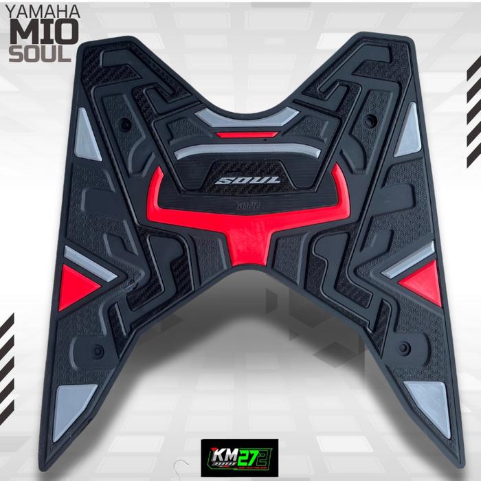 Gambar KM272 Karpet Motor Mio Soul Karbu 2007 sd 2012 | Karpet Mio Soul Karbu | Aksesoris Motor Yamaha - Mio Soul Abu, Mio Soul Karbu dari Ukari undefined Tokopedia