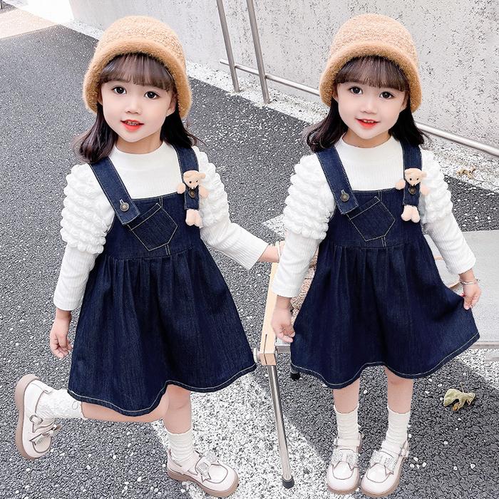 Gambar SETELAN BAJU KODOK ANAK PEREMPUAN / DRESS OVERALL ANAK CEWEK MODEL TERBARU / SET OVERALL ANAK BERKUALITAS - D127, 120 dari Happy Kids Tanah Abang undefined Tokopedia