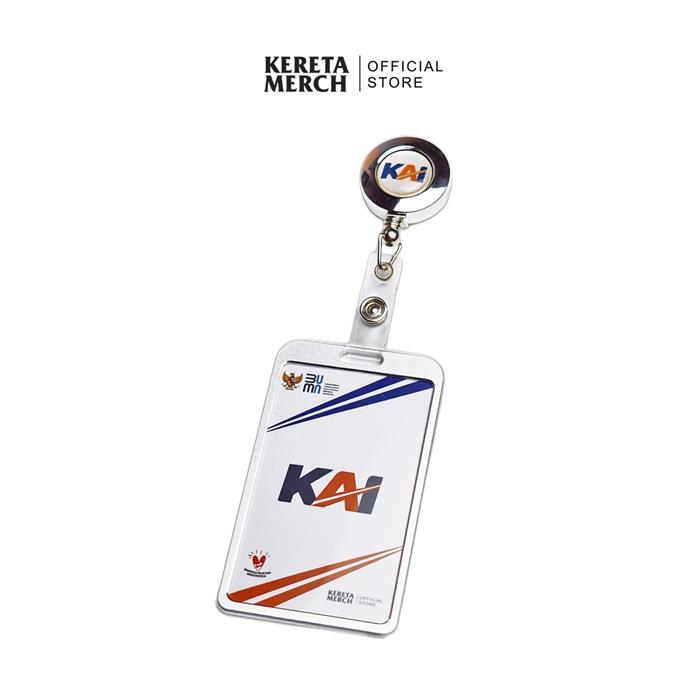 Gambar KERETA API INDONESIA ID CARD HOLDER YOYO LUXURY NAME TAG PREMIUM PT KAI PERSERO OFFICIAL - KAI logo (SILVER) dari KERETA MERCH undefined Tokopedia