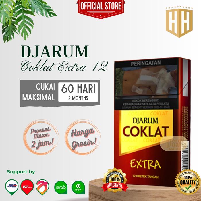 Gambar DJARUM COKLAT EXTRA 12 Rokok Djarum Coklat Xtra per Bungkus,Slop,Bal - 1 Bal = 10 Slop dari Herez Huang Market undefined Tokopedia