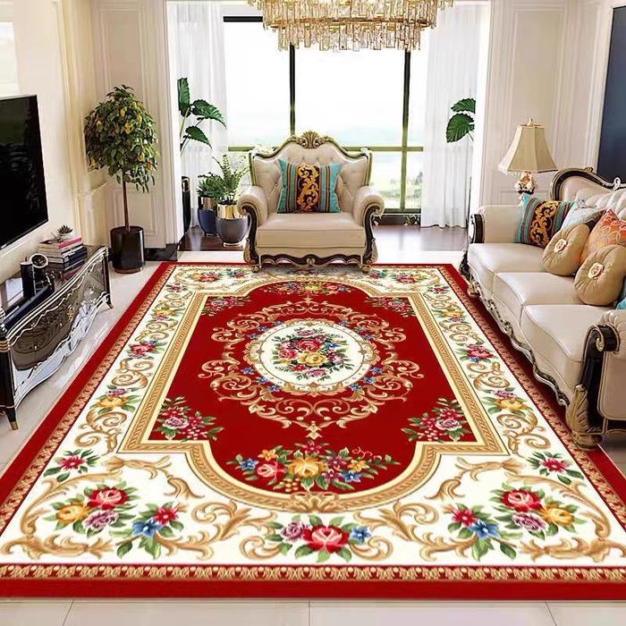 Gambar Karpet Lantai Aesthetic 120x180CM tebal/karpet Minimalis Ruang Tamu/Karpet Anti Licin/Sajadah Muslim Halal - Karpet-01-10 dari BSJ2024 undefined Tokopedia