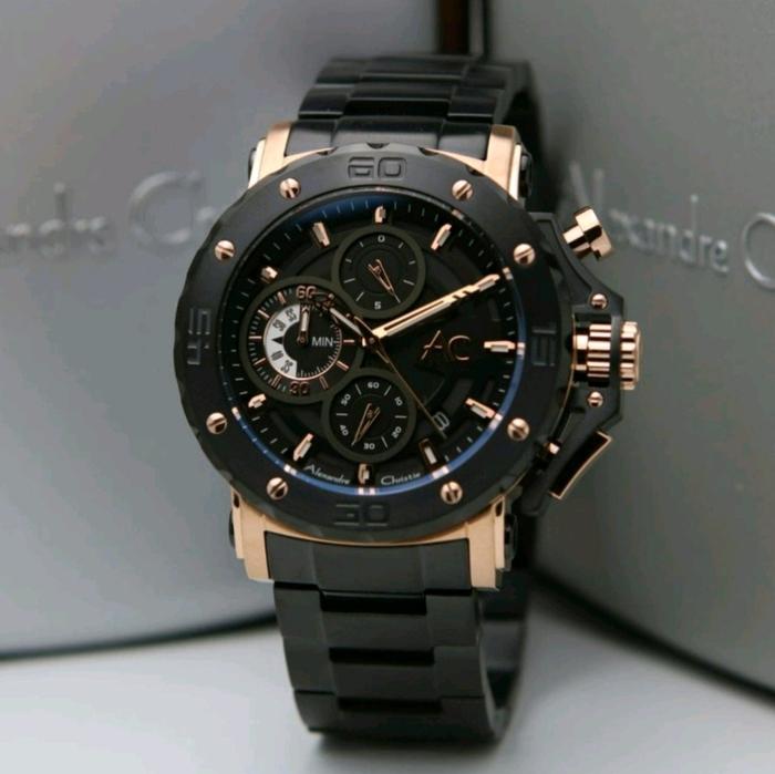 Gambar ALEXANDRE CHRISTIE 9205MC 50MM PRIA ORIGINAL BERGARANSI INTERNASIONAL 1TAHUN AC 9205 Jam Quartz - rantai hitam RG, PRIA ORIGINAL dari ARSEN WATCH undefined Tokopedia
