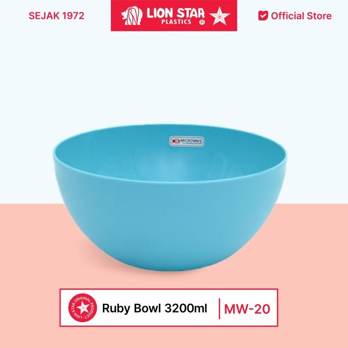 Gambar LION STAR Mangkok Makan Ruby Bowl 3200 ml MW-20 dari Lion Star Indonesia undefined Tokopedia