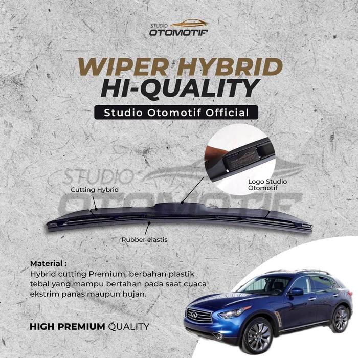 Gambar WIPER INFINITI FX35 2003–2008 HYBRID OFFICIAL STUDIO OTOMOTIF 2 PCS - HYB dari studio otomotif undefined Tokopedia