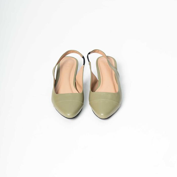 ZODE Claire Heels Woman Shoes Sepatu Hak Tinggi 3cm Black, Beige,  Army Wanita Army, 36