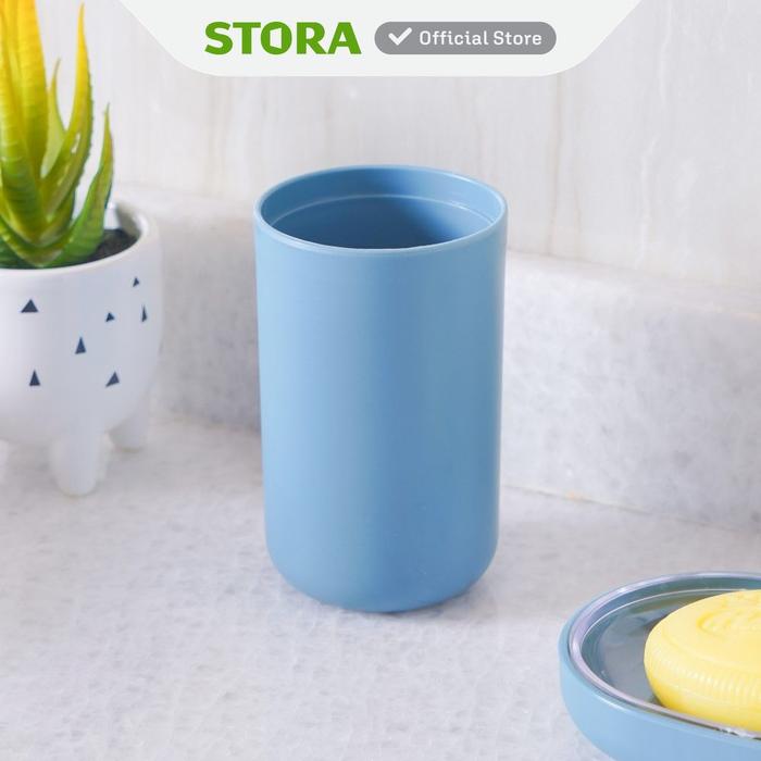 Gambar Stora Tumbler Tempat Sikat Gigi Tipe A Toothbrush Holder Organizer Alat Pembersih Gigi Wadah Odol Aksesoris Kamar Mandi - Biru dari STORA Storage undefined Tokopedia