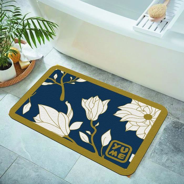 Gambar Paket Grosir 10pcs Keset Dapur Anstislip YUME 40x60 - Moonstone peony dari Amore Collections_NEW undefined Tokopedia