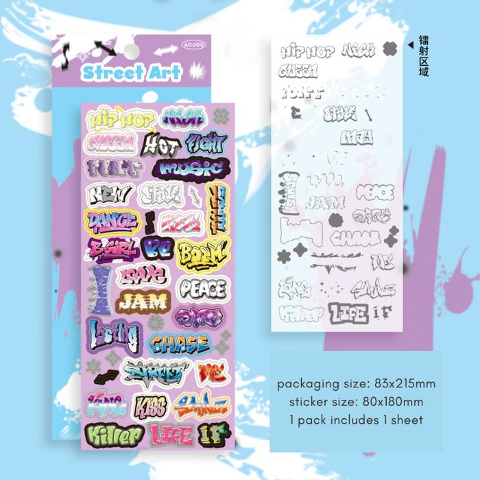 Gambar Character Password Sticker Sheet Words Quote Cool Sticker Pc Deco Stiker - E. Street Art dari Haru.collections undefined Tokopedia
