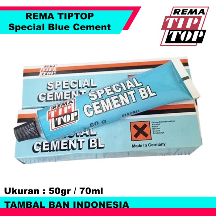 Gambar Lem Tambal Ban Tubeless Rema Tiptop Special Blue Cement 50gr SC-BL 70ml Buatan Jerman - Ban Tubeless / Luar dari Tambal Ban Indonesia_NEW undefined Tokopedia