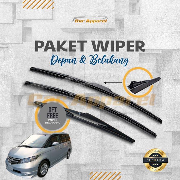 Gambar Bundling wiper ELYSION RC1 2004-2013 Hybrid Cutting 3pcs - hyb dari Car Apparel_NEW undefined Tokopedia