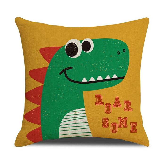 Gambar COVER SARUNG Bantal Sofa Print 45x45 cm Linen Motif Dinosaurus Dino Trex Tyrex - Pusat Kado Murah - A (45x45cm) dari PUSAT KADO MURAH undefined Tokopedia