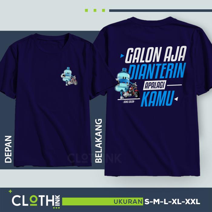Gambar Kaos Tukang Galon kaos kata galon depo air - Maroon, Int:XL dari cloththink undefined Tokopedia