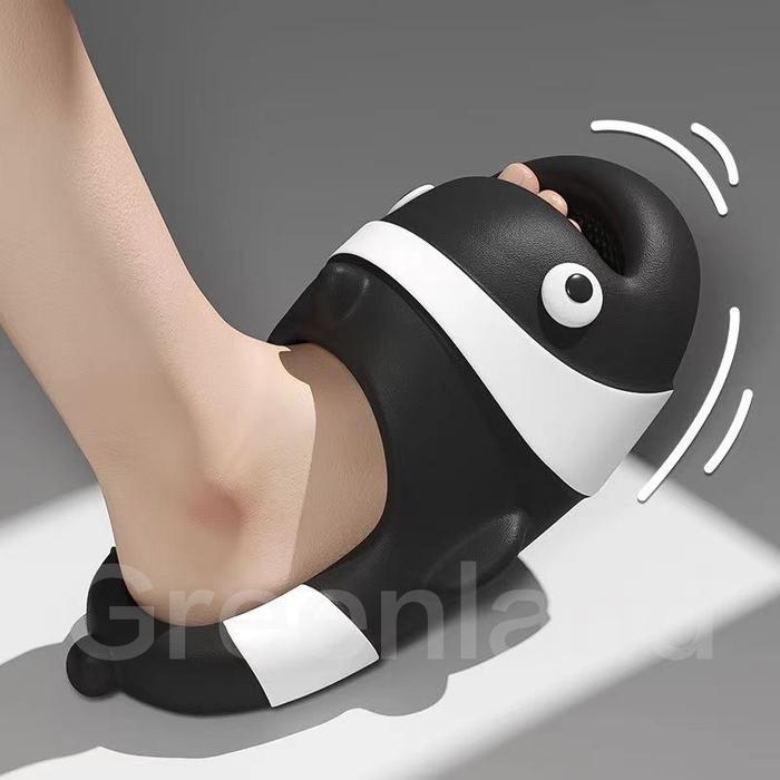 Gambar Greenland Sendal cewe elegant sandal selop couple adorable sendal cewe cowok sandal wanita dewasa HSN152 Shoes - Hitam, 36-37 dari Greenland.id undefined Tokopedia