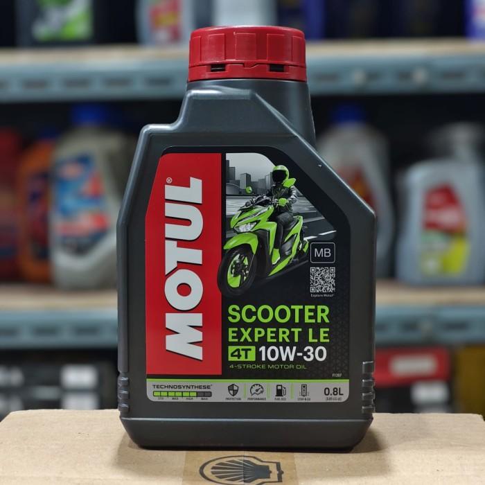 Gambar OLI MOTUL SCOOTER EXPERT LE 10W30 800ML OLI MOTOR MATIC 100% ASLI Motorcycle Mesin Oil - TANPA GARDAN dari Lestari Motor 2 undefined Tokopedia