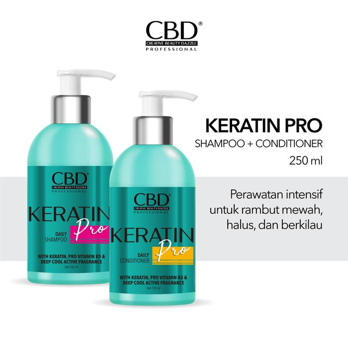 Gambar [Official] CBD Professional Keratin Pro Daily Shampoo + Conditioner Travel Pack - Shampoo + Conditioner dari CBD Professional undefined Tokopedia