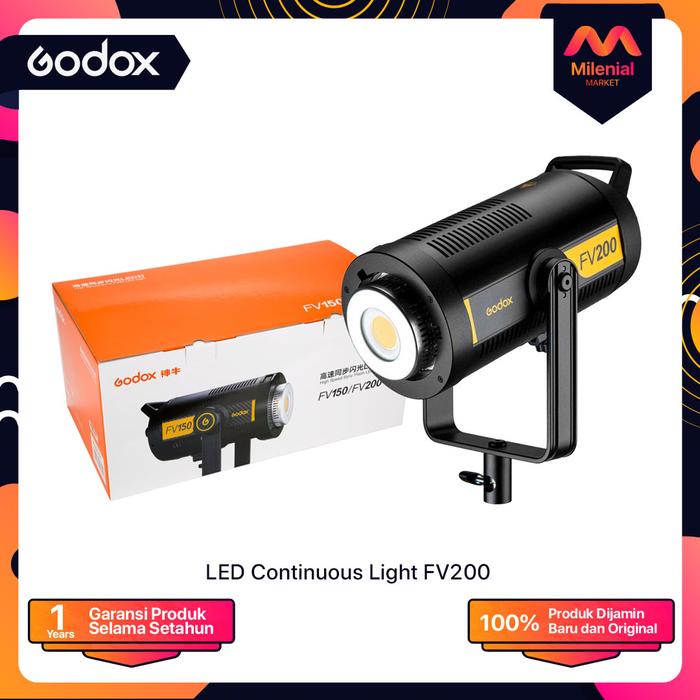 Gambar Godox FV200 High Speed Sync Flash LED Light FV 200 Bowens Mount dari Milenialmarket undefined Tokopedia