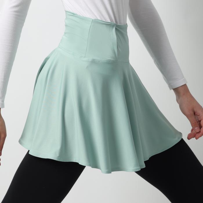 Gambar HIA Everywear Selina Short-Skirt Hacktive Fabric All Size Flowy Nyaman stretch  waist high pendek Panjang Casual  Instan Kain Muslim Basic Airflow Airflow Crinkle - JADEITE dari HIA EveryWear undefined Tokopedia