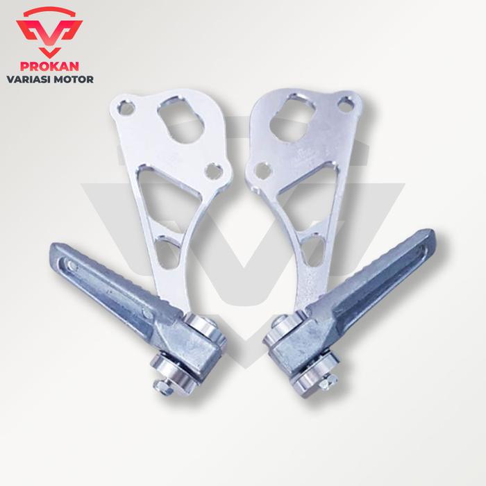 Gambar Step Ninja R Footstep Ninja R SS Satu Set Non Jomblo Warna Silver Polish motor motorcycle - Not Specified dari Purokan Variasi Motor undefined Tokopedia