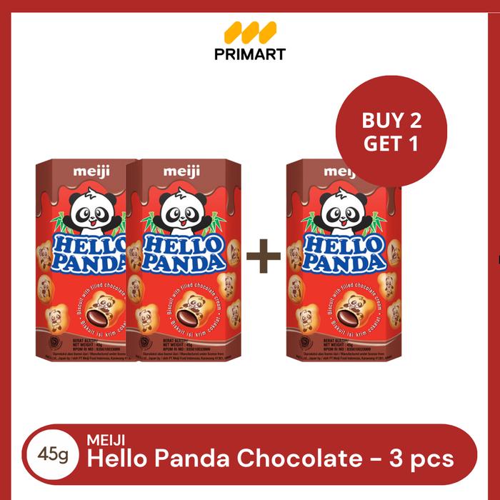 Gambar Meiji Hello Panda Chocolate Biskuit Bersalut 45gr Buy 2 Get 1 Free dari Primart Store undefined Tokopedia