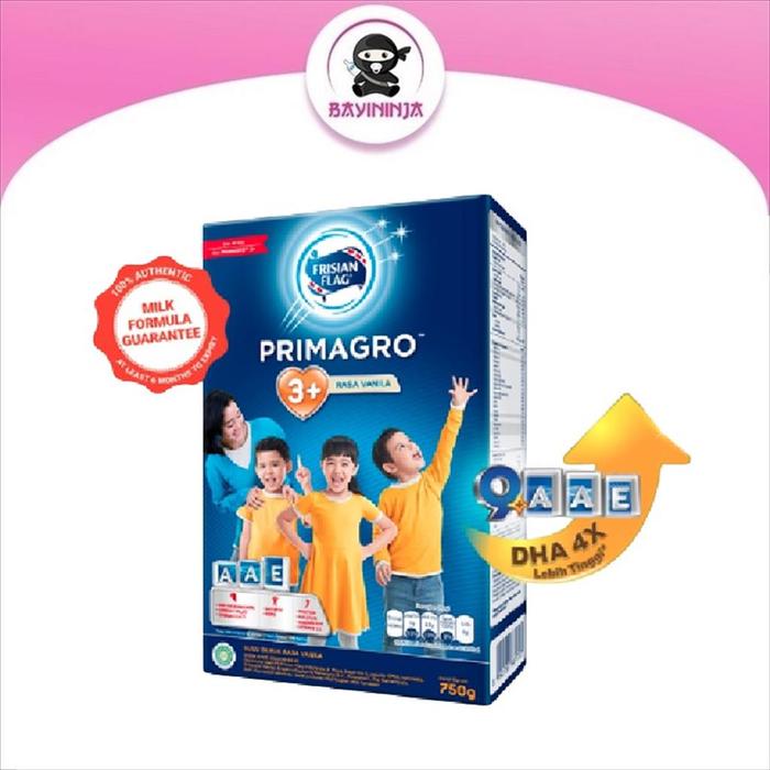 Gambar FRISIAN FLAG Primagro 3 Tahun Plus Vanila 750 g dari BAYININJA undefined Tokopedia