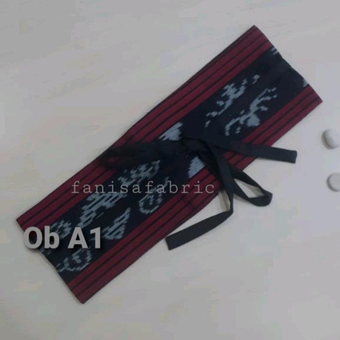 Gambar OBI BELT TENUN/GESPER KOTAK TENUN - Ob A1 dari fanisafabric undefined Tokopedia