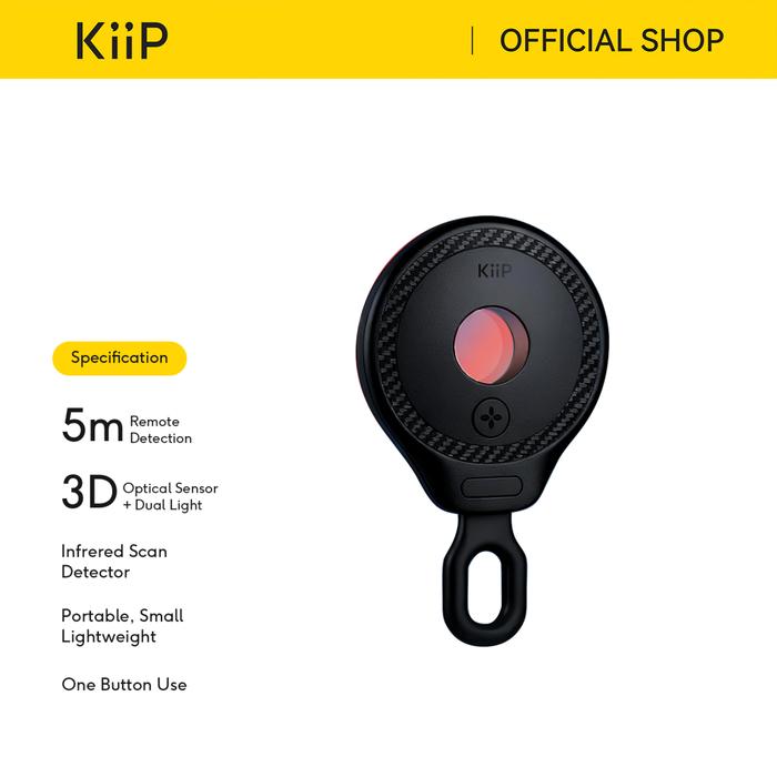 Gambar KiiP Hidden Camera Detector Alat Deteksi Kamera Tersembunyi Hidden Spy - Hitam dari KiiP Official undefined Tokopedia