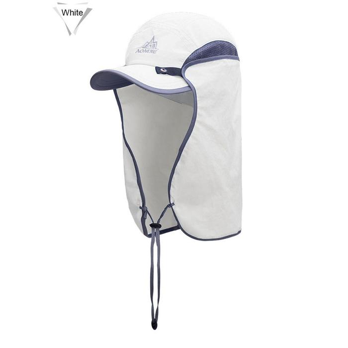 Jual AONIJIE E4089 UV Proof Hat Topi Pancing White Putih Outdoor