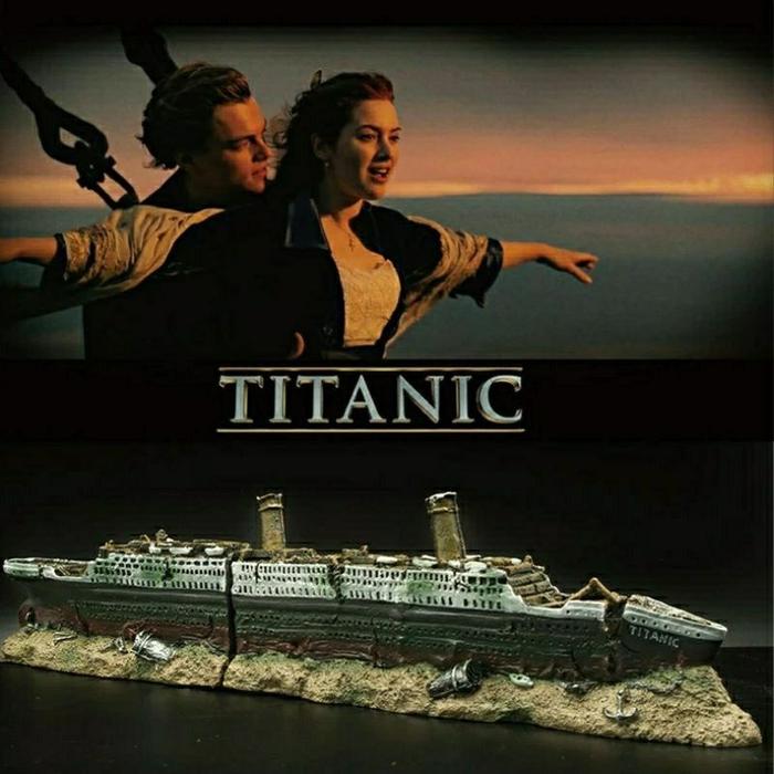 Gambar Kapal pesiar karam, kapal pesiar titanic karam, kapal titanic karam, kapal titanic, kapal titanic tenggelam, Ornamen aquarium kapal titanic, hiasan kapal titanic, kapal titanic karam dari betrix aquatic undefined Tokopedia