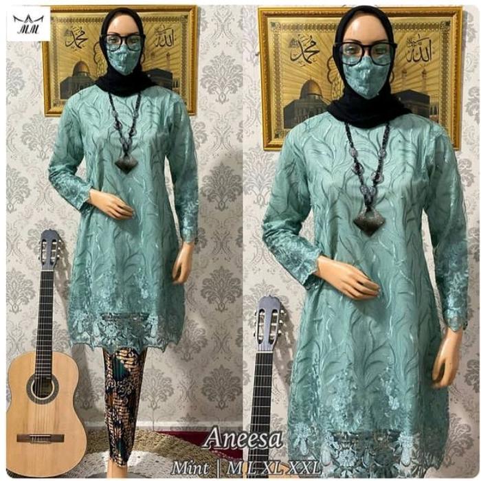 Gambar QUEEN - KEBAYA TUNIK ANESSA - KEBAYA MODERN ELEGAN - KEBAYA PESTA - SETELAN KEBAYA KONDANGAN - KEBAYA TERBARU KEKINIAN - Wardah, L dari KEBAYA Queen undefined Tokopedia