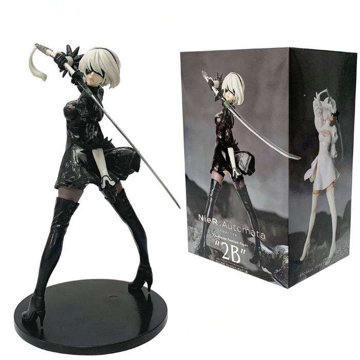 Gambar Action Figure Nier Automata YoRHa No. 2 Type 2B 9S - 2B dari Rylara Shop_NEW undefined Tokopedia