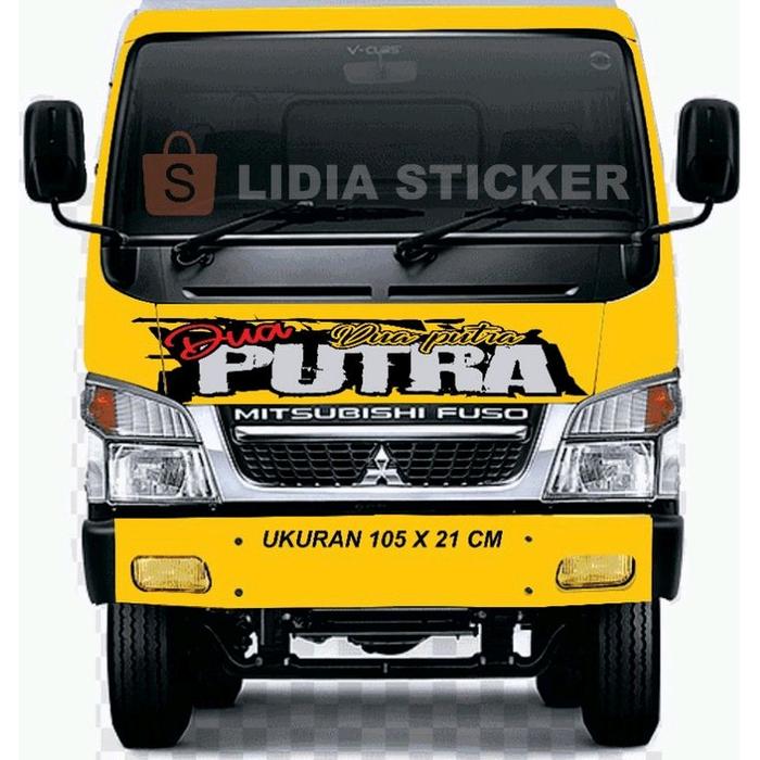 Gambar STICKER TRUK CANTER KABIN DUA PUTRA Car dari Lidiasticker undefined Tokopedia