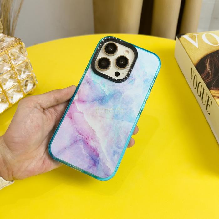 Gambar Casetify Iris Marble TPU Case Ihone X XR 11 12 13 14 15 PRO MAX Casing Cover - BLUE, IP X IP XS dari Case Ori.id undefined Tokopedia