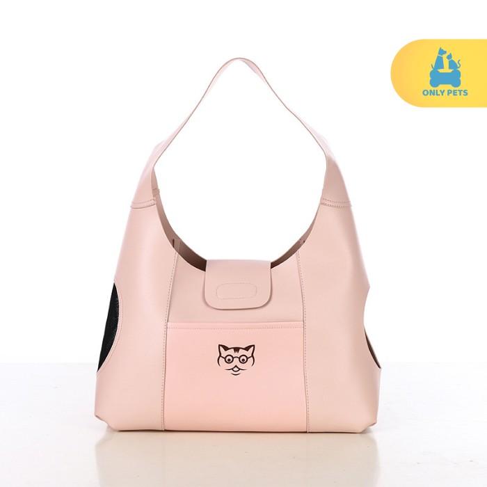 Gambar ONLY PETS Shoulder Bag PULeather Tas Anjing Kucing Fashionable - Pale Pink dari Only Pets Kota Administrasi Jakarta Pusat Tokopedia