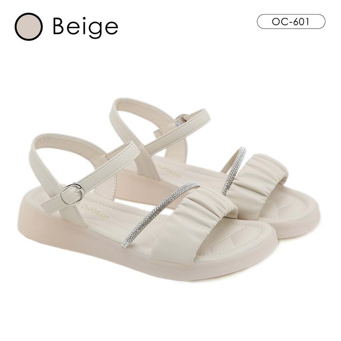 Gambar OCTAVIA Sandal Slingback Straps Wanita #OC-601 - Beige, 38 = 24 cm dari Octavia Shoes undefined Tokopedia