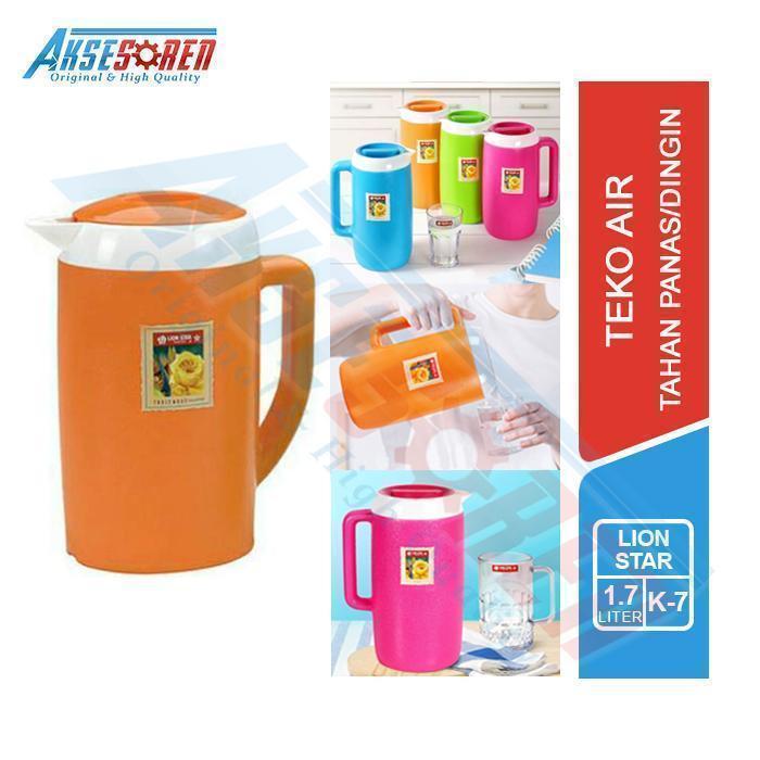 Gambar Thermo Water Jug Lion Star [1.7 L] / Teko Termos Tempat Air Minum Tahan Panas Dingin Wadah Kitchenware - Orange, 1.7 Liter dari Aksesoren undefined Tokopedia