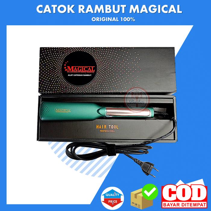 Gambar Catokan Rambut Magical Plat Nano Titanium Sedang (3,8 CM)ORIGINAL 100% BERGARANSI 1 TAHUN Garansi Pabrik Garansi DISTRIBUTOR dari Toko Roes_NEW undefined Tokopedia