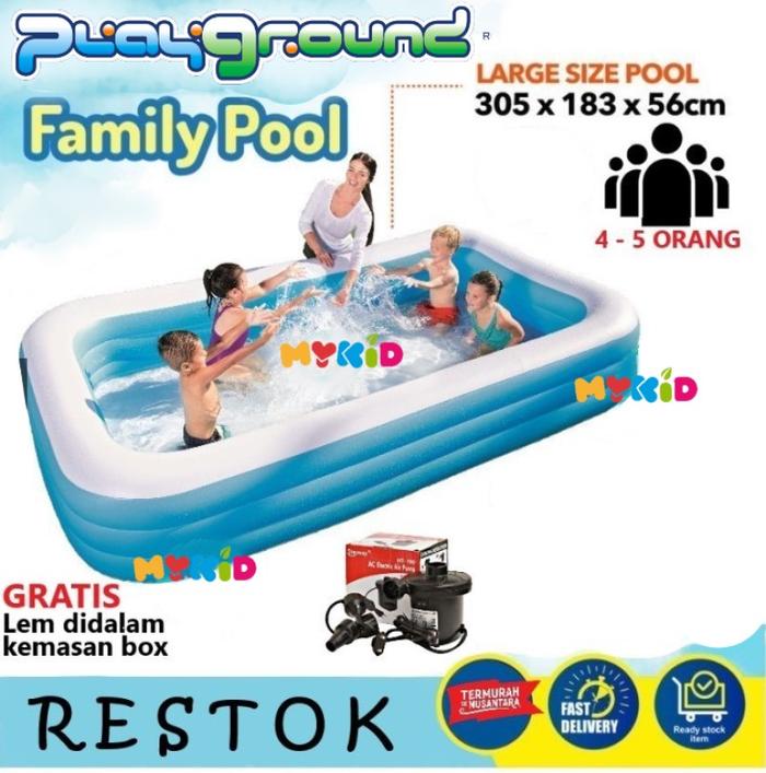 Gambar Playground 5405 5406 5409 Kolam Renang Karet Anak Keluarga Besar Family Pool Jumbo SNI Mandi Bola Lem - 5406 (2,6Meter) dari Mykidshop89 undefined Tokopedia