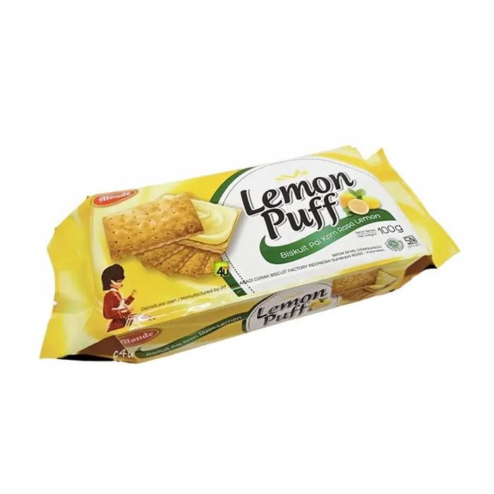 Gambar Monde - Lemon Puff - 100 gr dari cemilan4u undefined Tokopedia