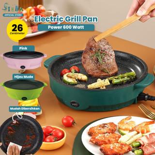 Gambar SINDA Panci Elektrik BBQ Listrik Teflon Anti Lengket Menggoreng dan Memanggang Hijau - 22 CM 450W - HIJAU MUDA dari Sinda Kitchenware_NEW undefined Tokopedia