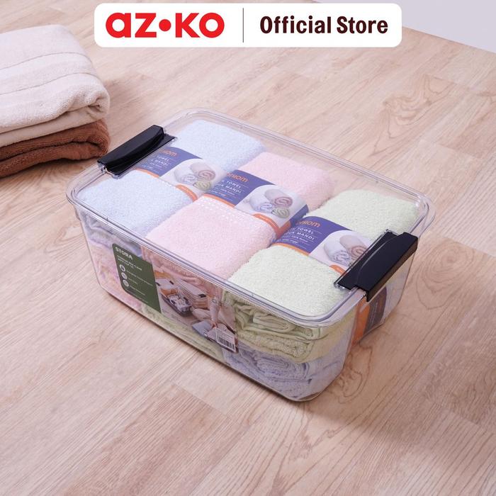 Gambar AZKO Stora Kotak Penyimpanan Dengan Tutup Klip Kotak Serbaguna Wadah Simpan Storage Box Boks Organizer - 12 dari AZKO ID undefined Tokopedia
