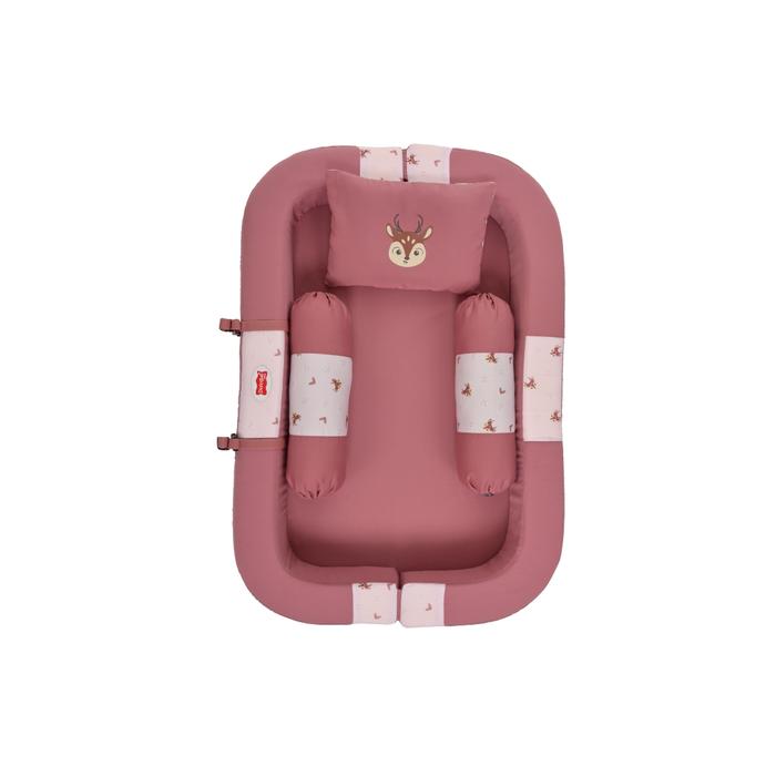 Gambar Dialogue Baby Kasur Bayi Sofa Dan Kelambu Deerly Series DGK9308 Bantal Blue Empuk - Dusty Pink dari Dialogue Baby undefined Tokopedia