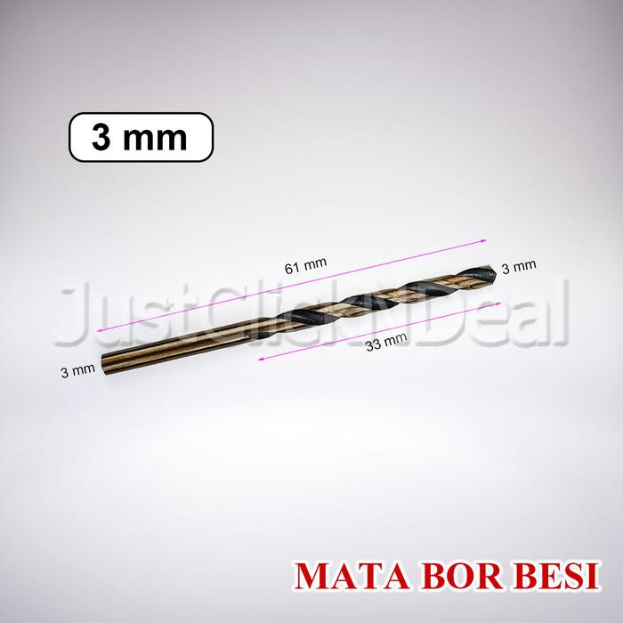 Gambar Ingco Mata Bor Besi 3 - 13 mm Metal Drill Bit - 3 mm dari JustClickNDeal undefined Tokopedia