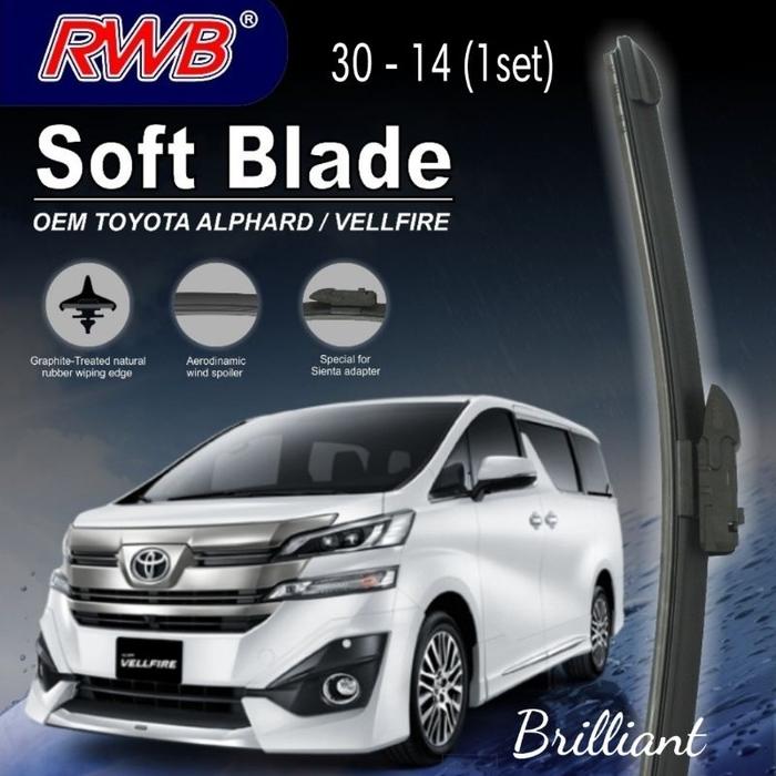 Gambar Tiktok - Wiper / Kipas Kaca Kancingan Khusus - RWB Original - Alpard / Vellfire / Sienta / Sirion - Harga Set - Alpard / Vellfire dari Brilliant Acsesoris undefined Tokopedia