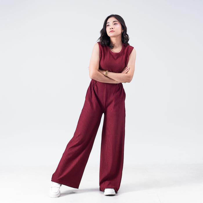 Gambar HAICLO Loui Loose Pants 2.0 Celana Wanita High Karet dari Haiclo_NEW undefined Tokopedia