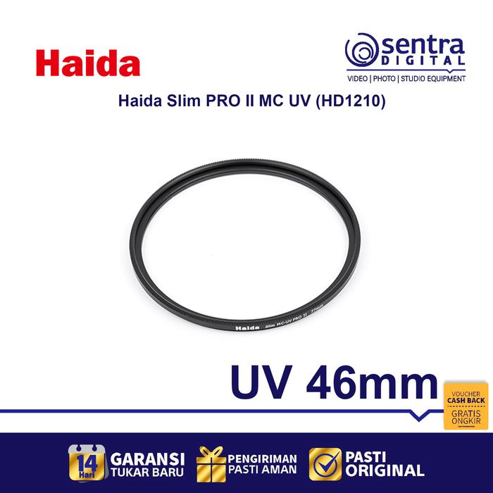 Gambar Haida Slim Pro II Multi-Coating UV 46mm ( HD1210 ) Filter - Black dari Sentra Digital undefined Tokopedia