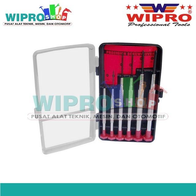 Gambar WIPRO Obeng Arloji Set-6Pcs OA-6100 Obeng Arloji Set-6Pcs OA-6100 - 1 Color, Standar dari wiproshop Kota Surabaya Tokopedia