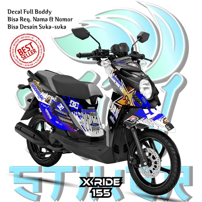 Gambar Decal Stiker X Ride 115 Full Body Desain Variasi Hoonigan Car - 1, Vynil + Laminasi dari KAN STIKER undefined Tokopedia