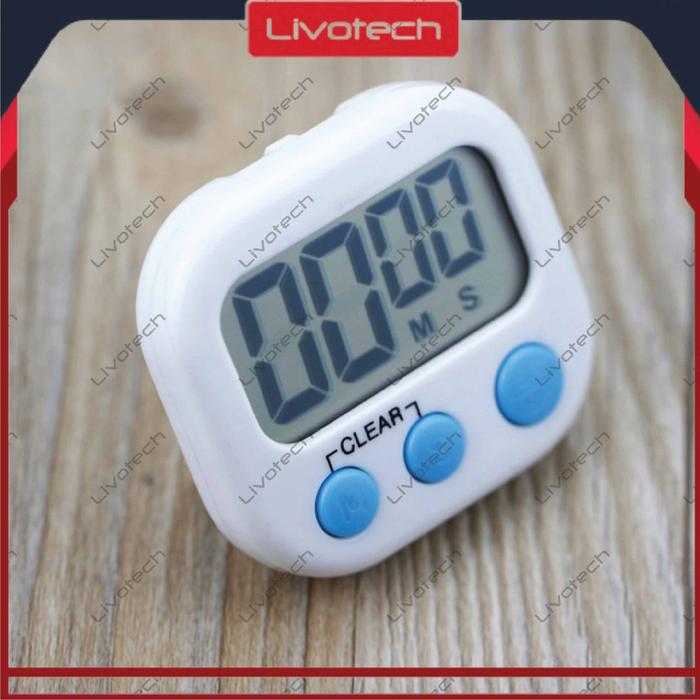 Gambar Digital Kitchen Timer & Stopwatch Cute / Alarm Masak Dapur Roti Kue Kitchenware dari LIVOTECH undefined Tokopedia