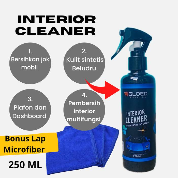 Gambar Pembersih interior Mobil 250ml Multifungsi Free Microfiber Car Jok dari Gloed oficial Store undefined Tokopedia